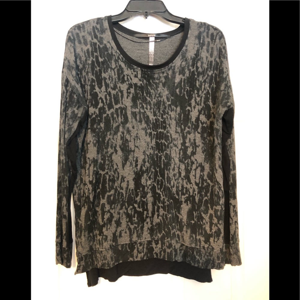 Kensie snake print top